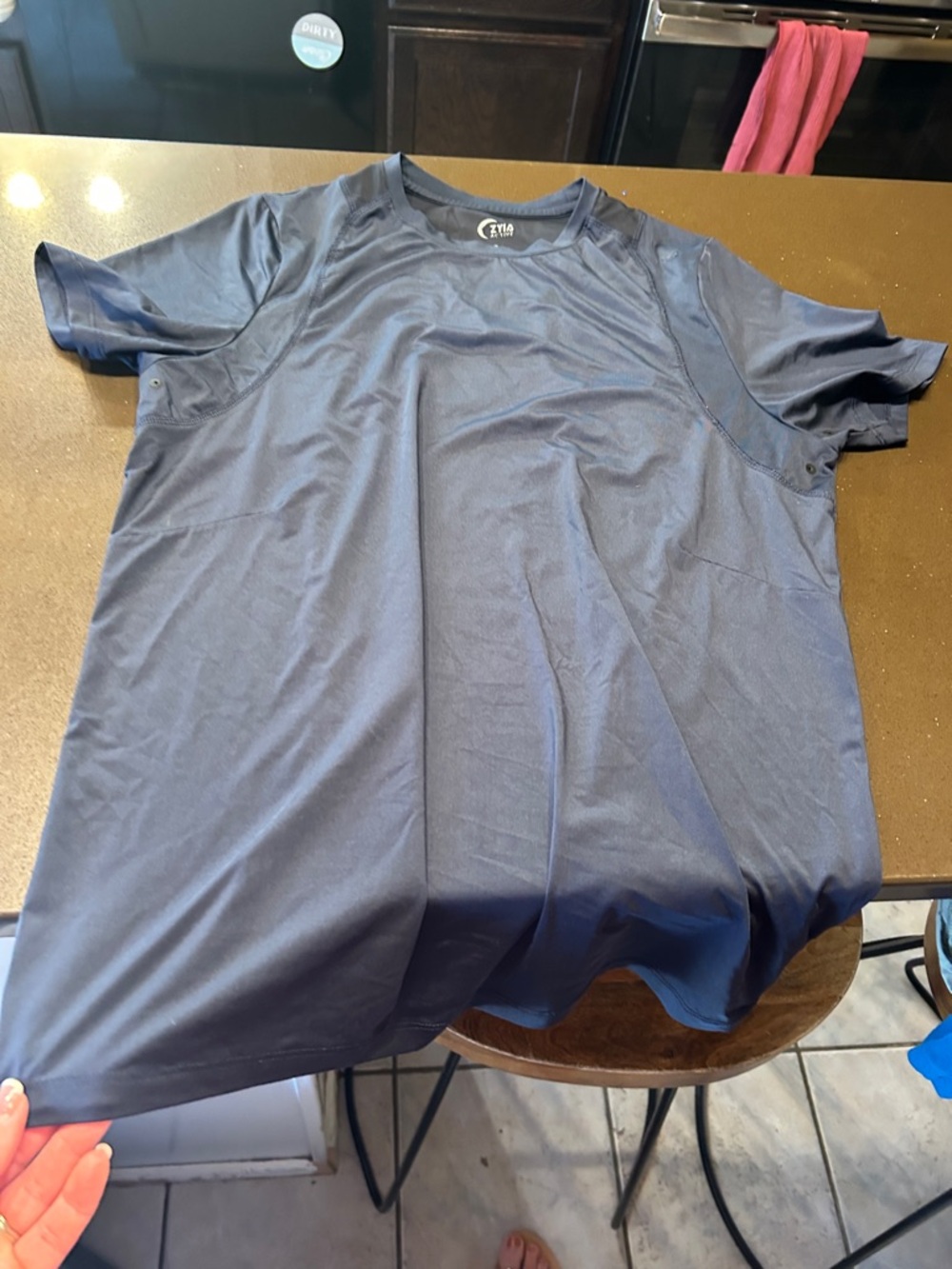 Men's Navy Short Sleeve Crew Tee